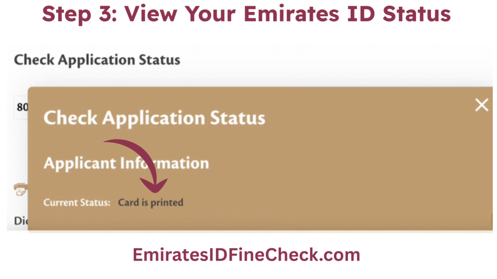 View Your Emirates ID Status