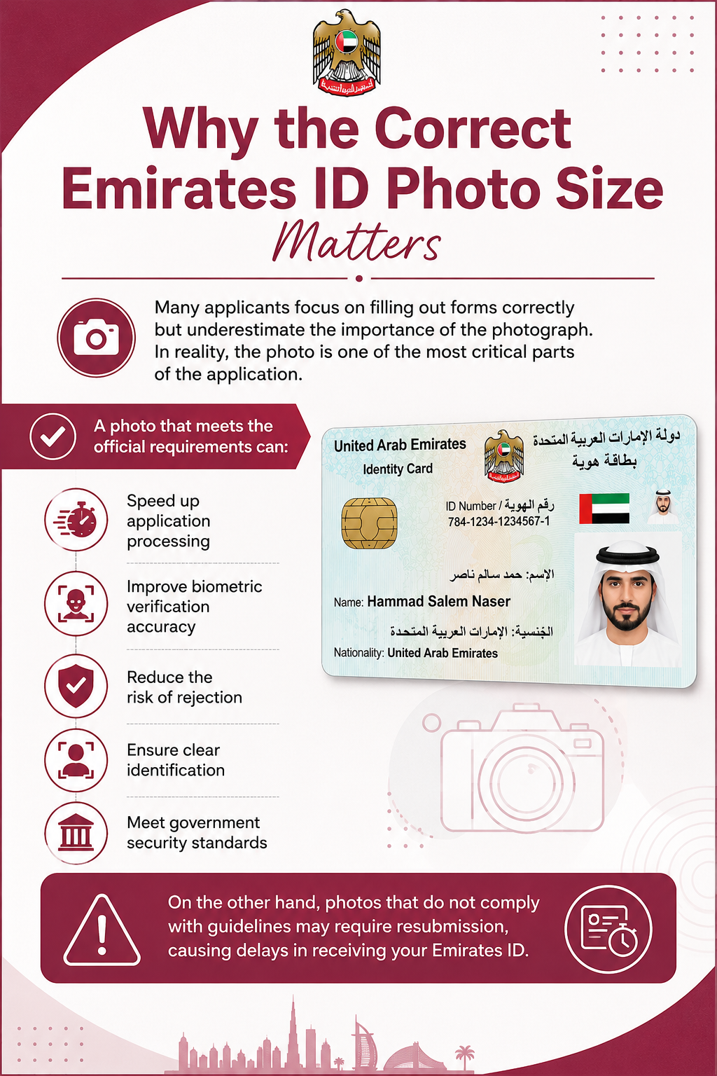Why the Correct Emirates ID Photo Size Matters