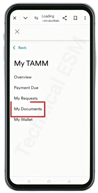 Click on "My Documents"